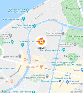 Карта проезда к офису Cat Energy